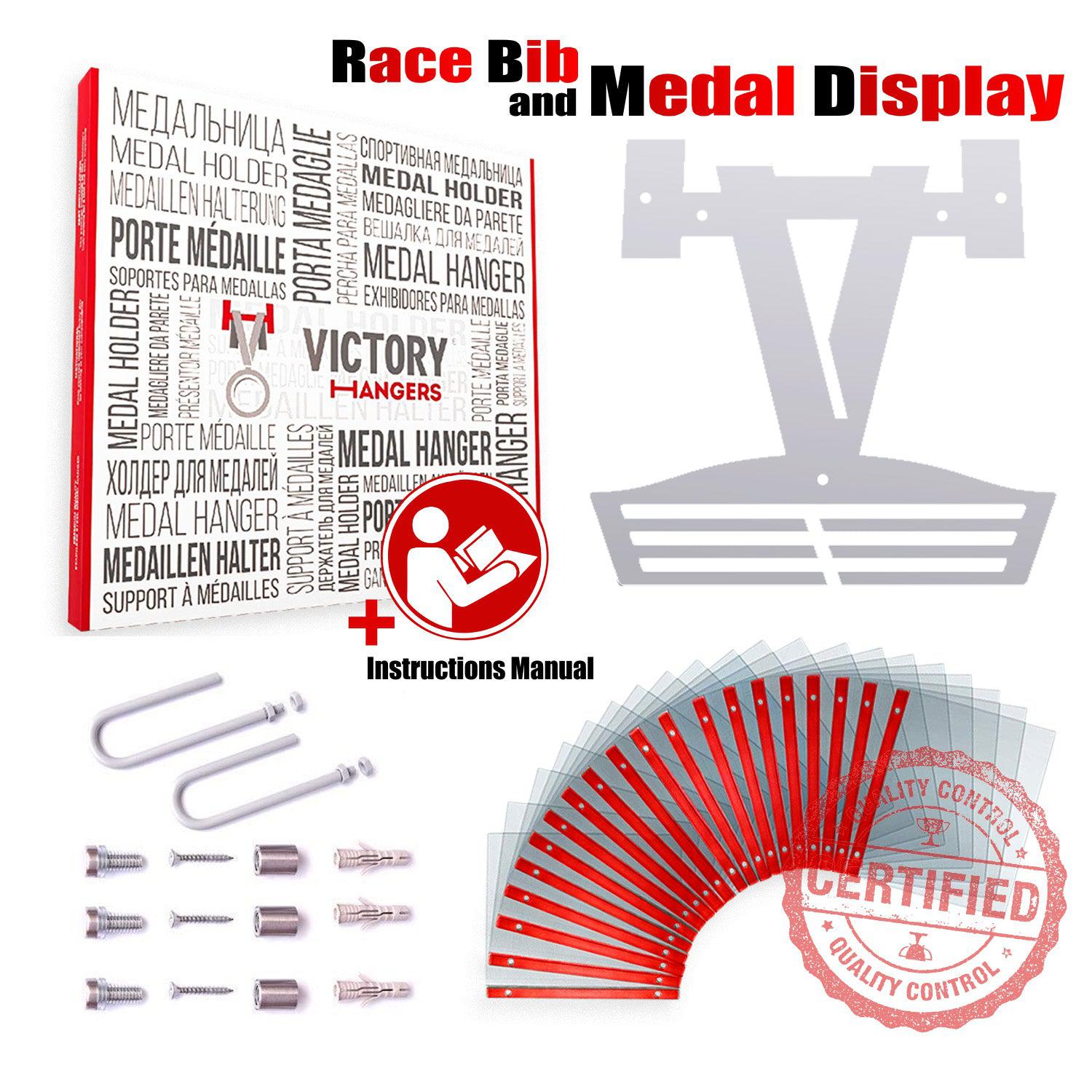 Race Bibs - Race Bib Display Holder - SportHooks by JDHirondesigns