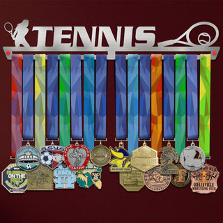 Tennis Medal Hanger Display FEMALE Victory Medal Hangers®