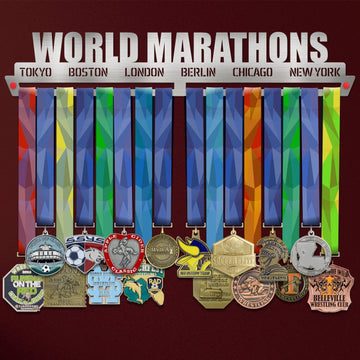 World Marathons Majors Medal Hanger Display Rack V1 Victory Medal Hangers®