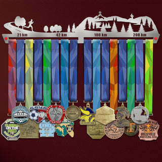 21KM  42KM  100KM  200KM Medal Hanger Display-Medal Display-Victory Hangers®