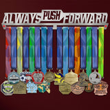 Always Push Forward Medal Hanger Display-Medal Display-Victory Hangers®
