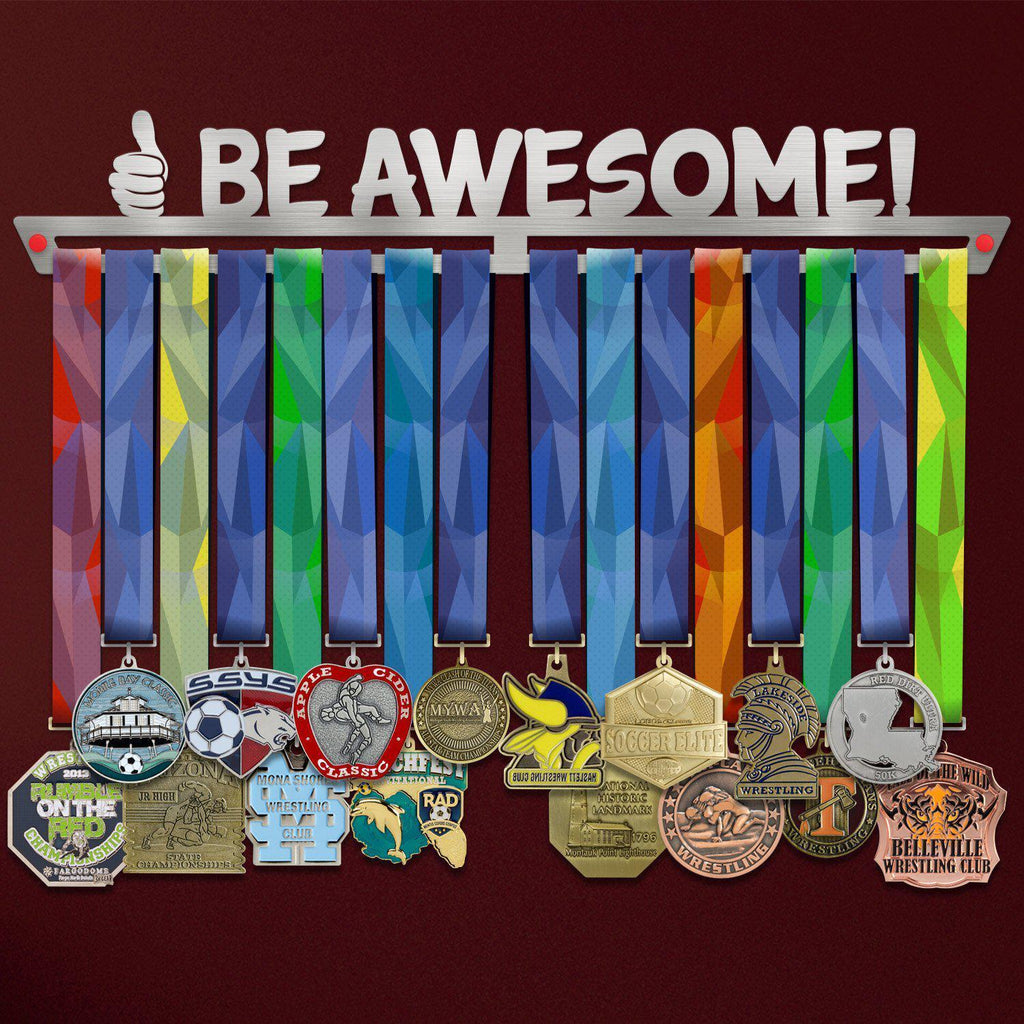 Be Awesome Medal Hanger Display V1-Medal Display-Victory Hangers®