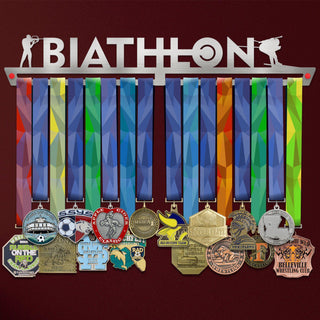 Biathlon Medal Hanger Display-Medal Display-Victory Hangers®