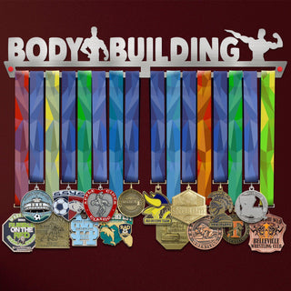 Body Building Medal Hanger Display MALE-Medal Display-Victory Hangers®