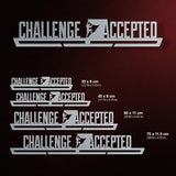 Challenge Accepted Medal Hanger Display V1-Medal Display-Victory Hangers®