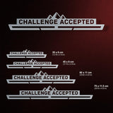 Challenge Accepted Medal Hanger Display V2-Medal Display-Victory Hangers®