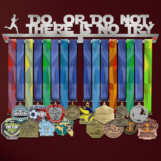 Do Or Do Not, There Is No Try Medal Hanger Display MALE-Medal Display-Victory Hangers®