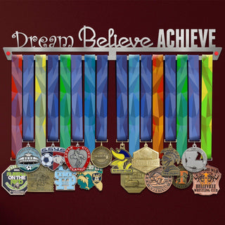 Dream Believe Achieve Medal Hanger Display-Medal Display-Victory Hangers®