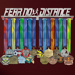 Fear No Distance Medal Hanger Display FEMALE-Medal Display-Victory Hangers®