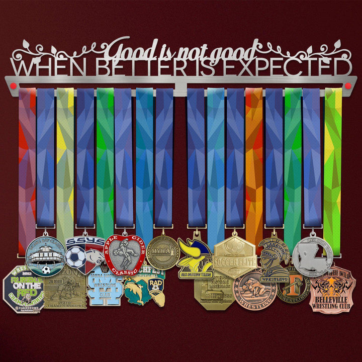 Good Is Not Good Medal Hanger Display Victory Medal Hangers®