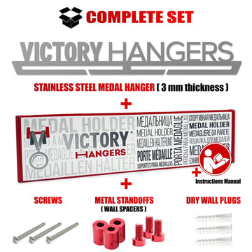 Life Begins At The End Of Your Comfort Zone Medal Hanger Display Victory Medal Hangers®