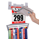 Race Bib Holder + Medal Hanger Display Rack V2-Medal Display-Victory Hangers®