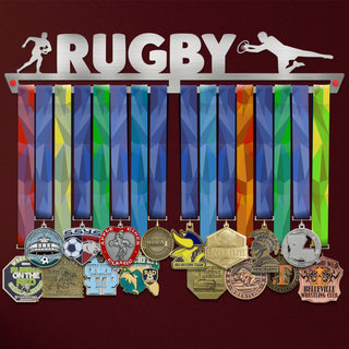Rugby Medal Hanger Display-Medal Display-Victory Hangers®