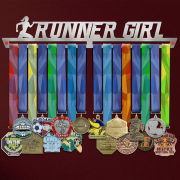 Runner Girl Medal Hanger Display Victory Medal Hangers®