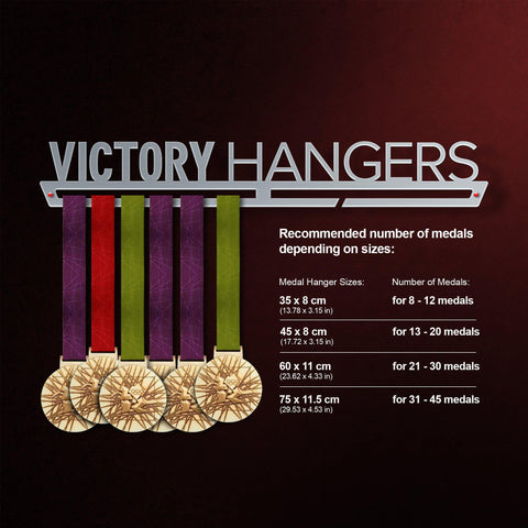 Allied Medal Hanger - 'She Believed She Could So She Did' Wall Display For Race Medals & Awards - View #3