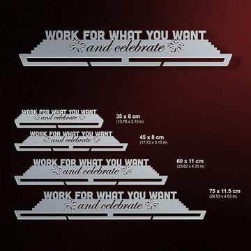 Work For What You Want Medal Hanger Display Victory Medal Hangers®