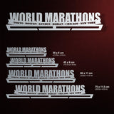 World Marathons Majors Medal Hanger Display Rack V2-Medal Display-Victory Hangers®